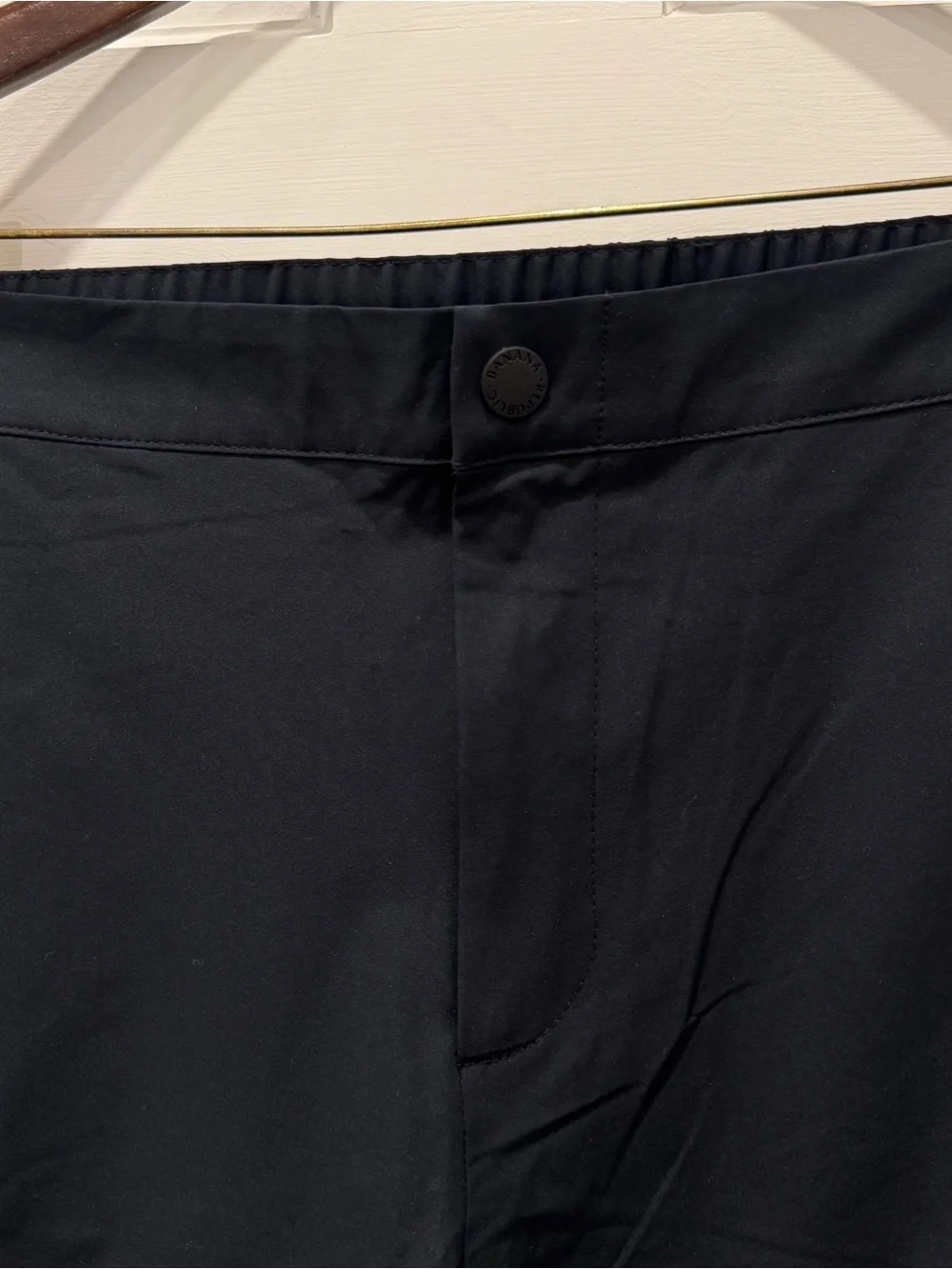 Banana Republic Navy Blue Performance Jogger Pants 38 Techwear Quiet Luxury Trav
